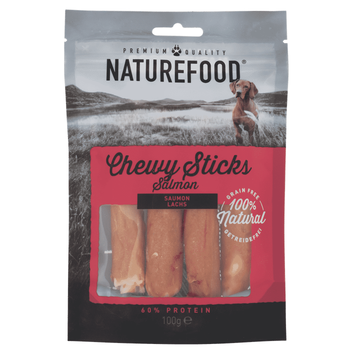 Nature Food Lixoudies Skulou Chewy Sticks With Salmon 100gr